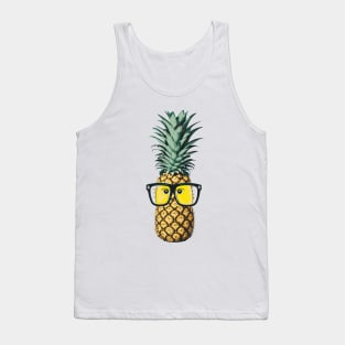 Pineapple with Glasses Tank Top